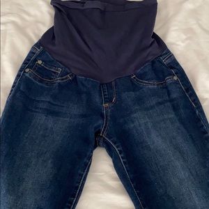 Indigo Blue Secret Belly Bootcut Maternity Jeans